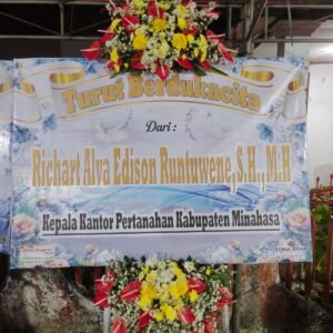 Bunga Papan Duka Cita Elegan YL-DC01