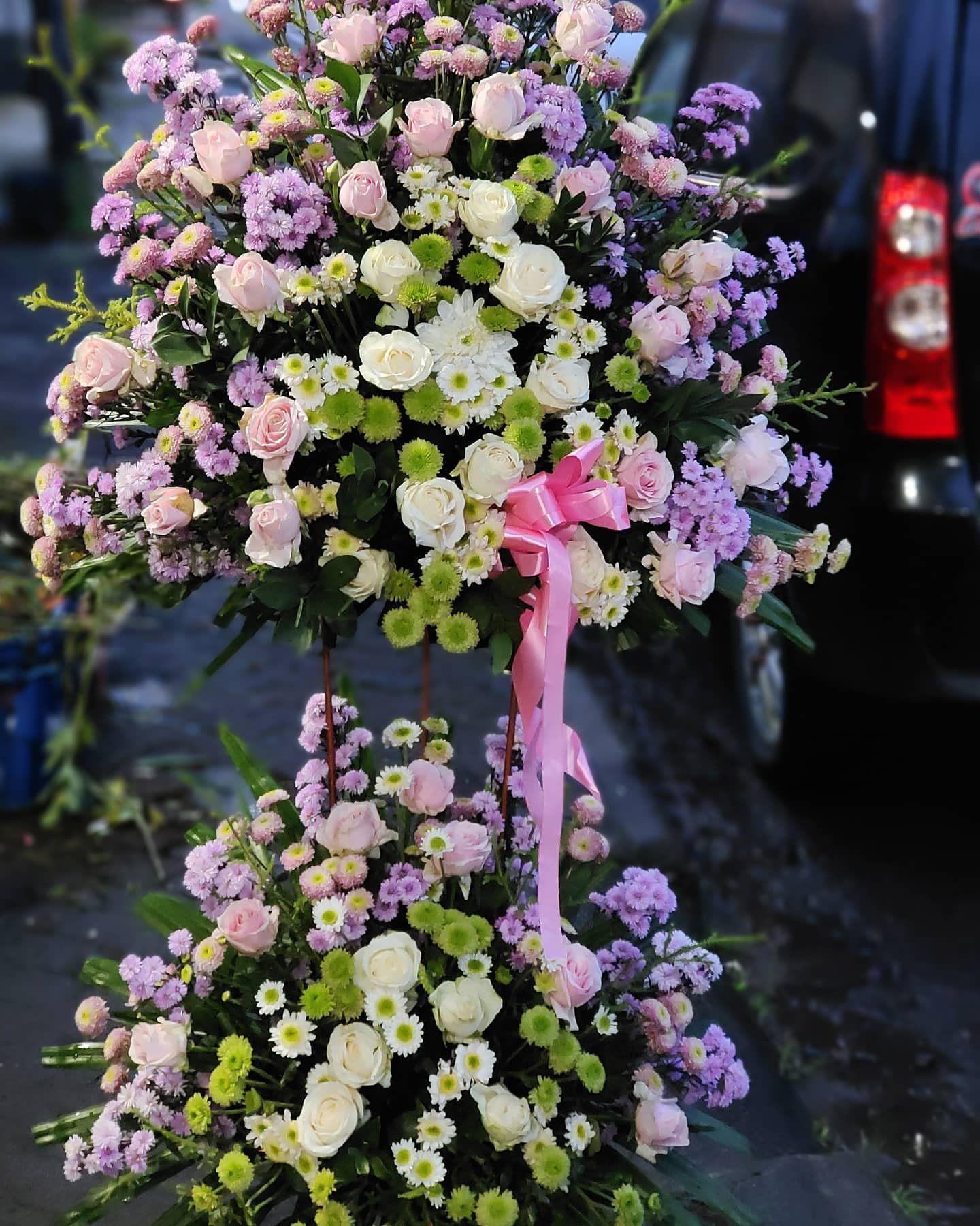 Standing Flower Duka Cita Pink Lilac – Premium