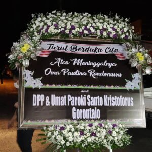 Bunga Papan Duka Cita Premium 2x1.5
