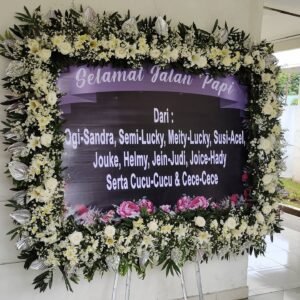 Bunga Papan Duka Cita Full Flower Frame – Premium